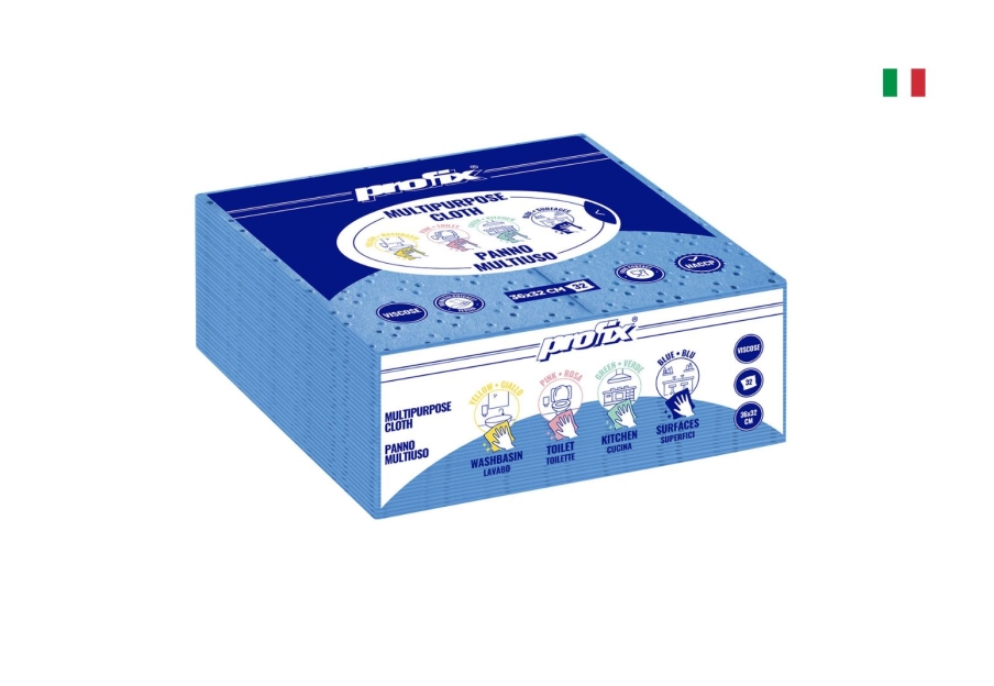 Profix 4C Blue — Lavettes en viscose 32 × 36 cm