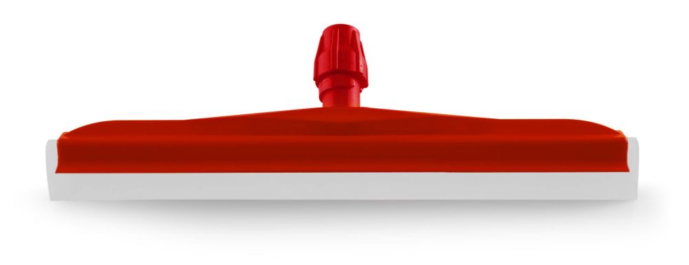 Raclette de sol à lame blanche — 45 cm, rouge