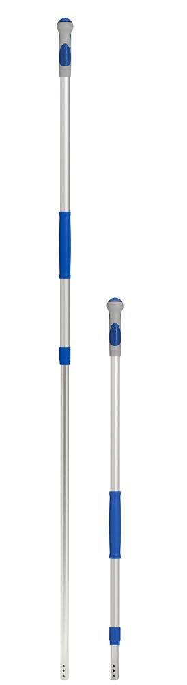 Manche télescopique aluminium à poignée ergonomique