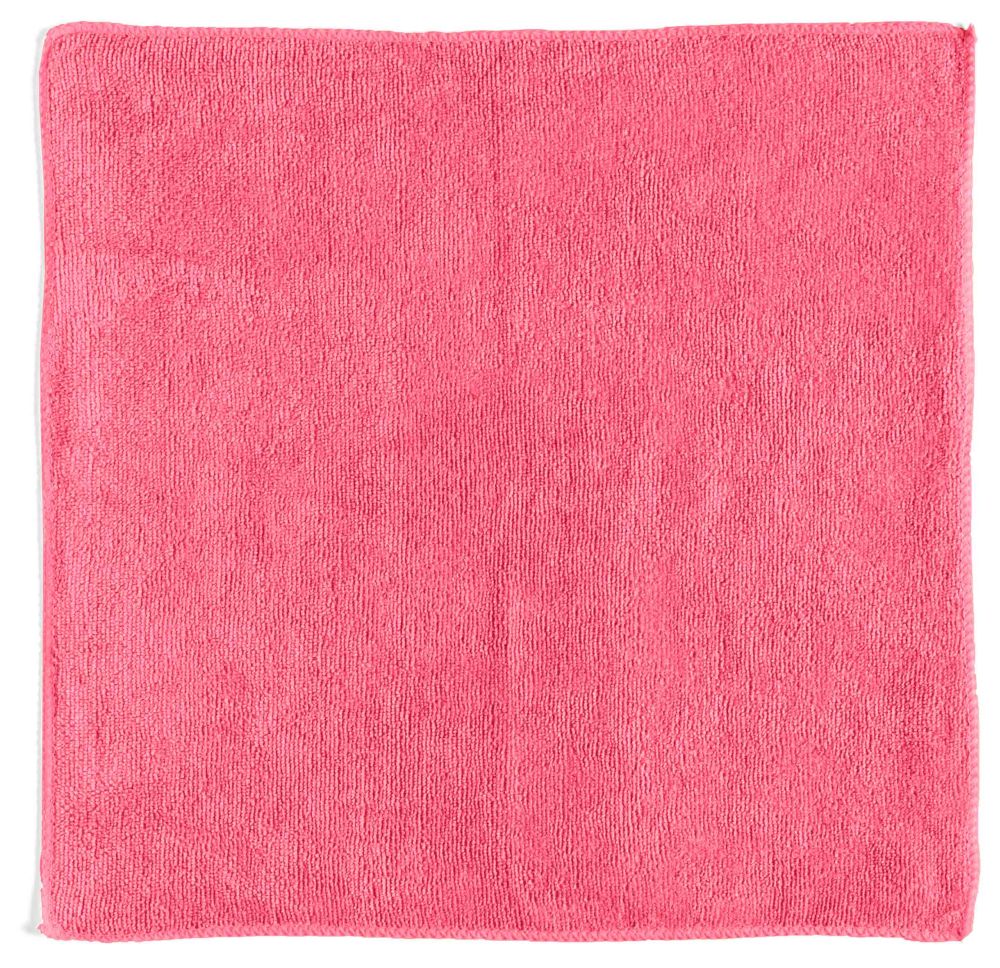 MULTI-T LIGHT — Lavette ultra-microfibre — 38 × 38 cm, rouge — carton de 200