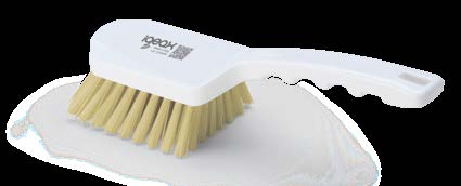 Brosse à manche court, poils résistant aux températures élevées