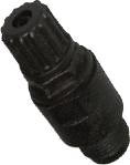 Valve d'injection, tube 1/8", raccordement 1/8" M